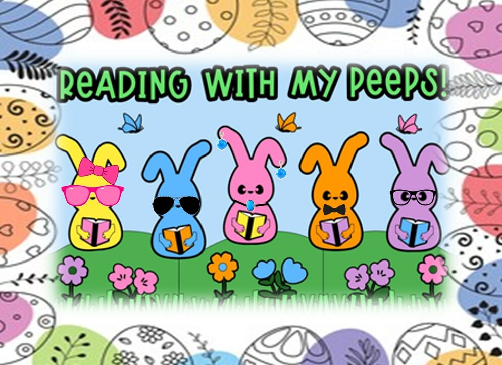 Reading with my peeps image