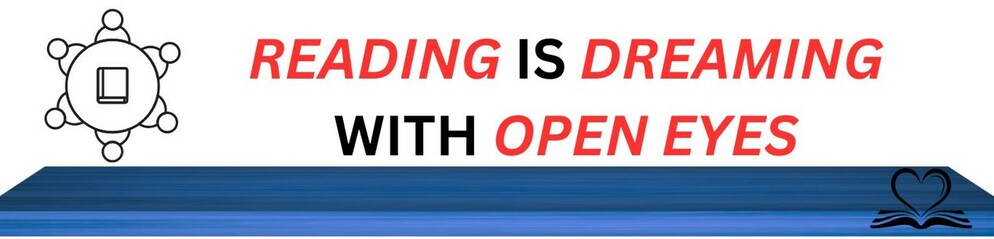 Reading is dreaming with open eyes banner