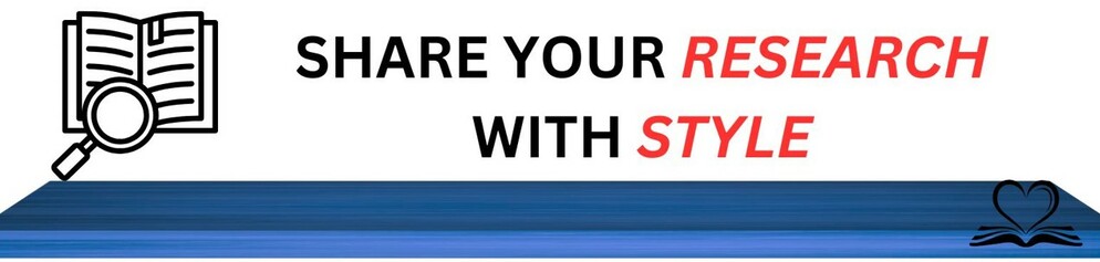 Share your research with style banner