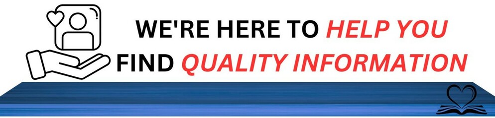 We are here to help you find quality info banner